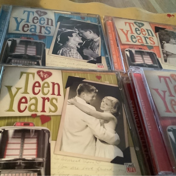 Teen Years cd set of eight ..oldies but goodies..plus Elvis Love Songs cd.. - Picture 3 of 5